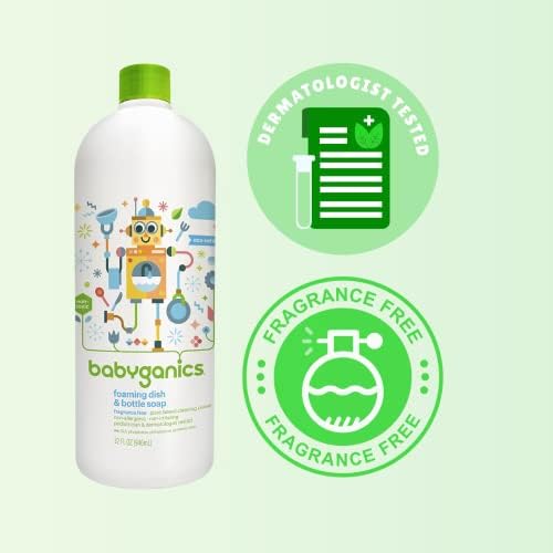 Комплект за почистване сапун за бебешки бутилки Soybec и четки за бебешки бутилки - (1) Пенящееся сапун за миене на съдове