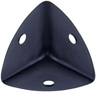 Risbay 1 Черен Ъглов Протектор, 20PCS Метални Защитни Приспособления за Ъгли Кутии Защита на Ръба на Кутията с Крепежни