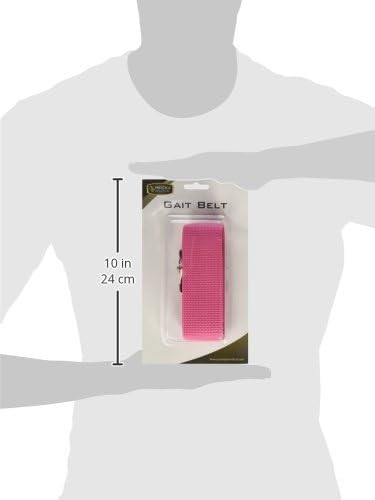 Престижен Медицински Найлонов Колан за носене на Походката, Ярко-Розова Пластмасова Обтегач, Найлонов Ремък За