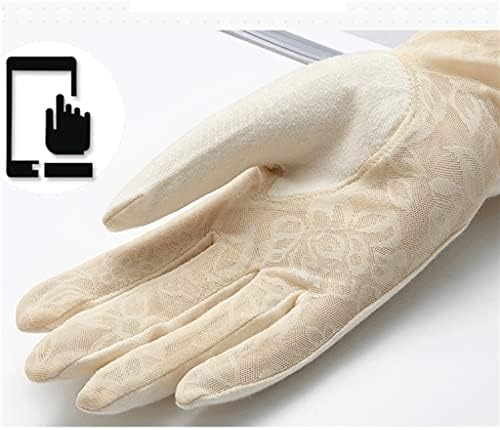DHTDVD Летни Ръкавици от Ледената коприна, Дамски Дълги Ръкавици За шофиране, Фини ръкавици за защита на ръцете