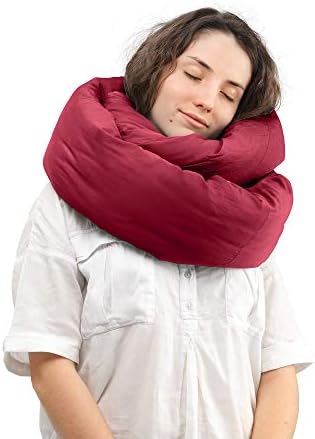 Възглавница Huzi Infinity Pillow - Мек Маточната Кърпичка За Домашно Пътуване Поддържа Сън