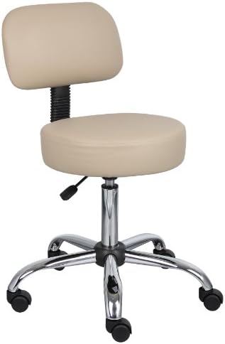 Офис стоки Boss Be Well Медицински Спа стол с облегалка от винил цвят черен