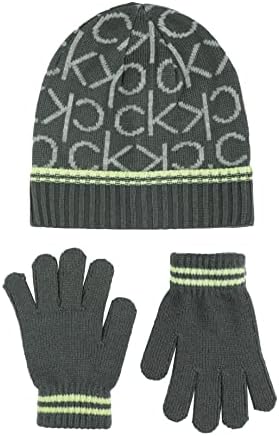 Комплект мъжки шапки и ръкавици Calvin Klein