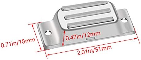 MroMax 2 бр. Врата на шкаф с магнитно капаче 2,01 x 0,71 (ДхШ), Магнитна Ключалка от Неръждаема Стомана,