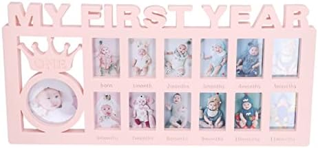 Рамка за снимки на Новороденото си дете през Първата година от живота CHICIRIS с Прорези на 12 месеца, Рамка