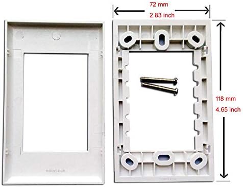 Стенни панела с 2 приставки USB + RJ11 конектори Keystone Jack/Plug Монтиране на стена на Капака на предния панел