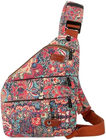 Дамски Цвете Малка чанта-прашка, анти-кражба пътна чанта-портфейл, Чанта През рамо, Нагрудная чанта XB-16