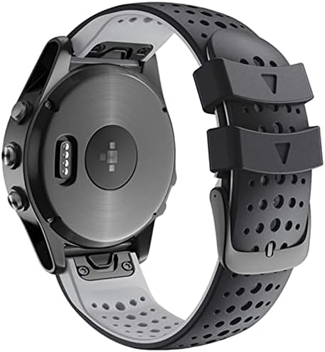 AHGDDA 26-22 ММ Быстроразъемный каишка за часовник Garmin Fenix 7 7X6 6X Fenix 5 5X3 3 HR 935 Силиконов каучук Easyfit