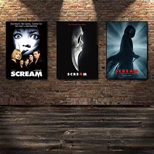 Плакат за Srceam Плакат 8 бр. Плакати филм на ужасите Писък Домашен Интериор на Стаята Плакати Хол Спалня