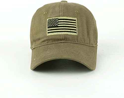 LANGZHEN Американски Флаг Шапки за Мъже и Жени бейзболна шапка с Флага на САЩ Регулируема Градинска бейзболна шапка за