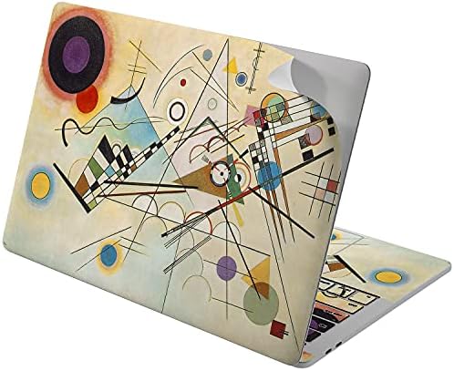 Cavka Vinyl Стикер на Кожата, която е Съвместима с MacBook Pro 16 M1 Pro 14 2021 Air 13 M2 2022 Retina 2015 Mac 11 Mac 12 Композиционна Изкуство Геометрична Картина на Корицата на Лаптоп Кандински Бля