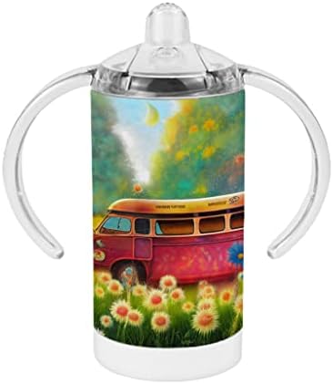 Реколта Чаша за Потягивания в автобус Хипи - Cool Baby Sippy Cup - Чаша За Потягивания на света