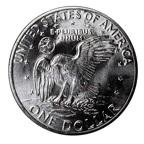 Сребърен долар Blue Пак Айзенхауер 1971-те години, без да се прибягва в оригинална опаковка