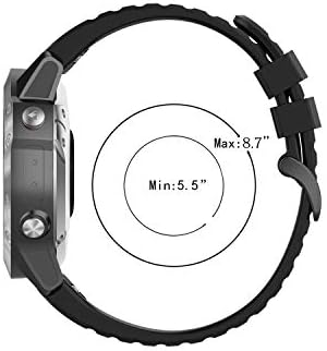 Съвместимост с джапанки Garmin Approach S62, удобен заместител на мек силиконов каишка за часовник Approach S62 Smartwatch