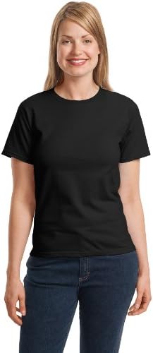Женска тениска Свободно намаляване на джърси с кръгло деколте от Hanes ComfortSoft