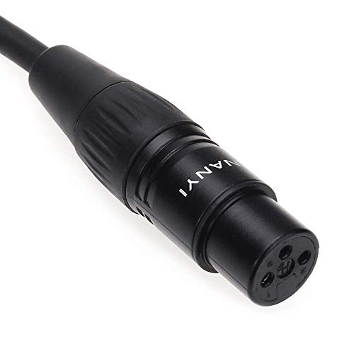 Сплитер NANYI XLR от жена на жена Микрофон кабел кабели към XLR XLR, 3-Пинов XLR от жена на Жена микрофон кабел