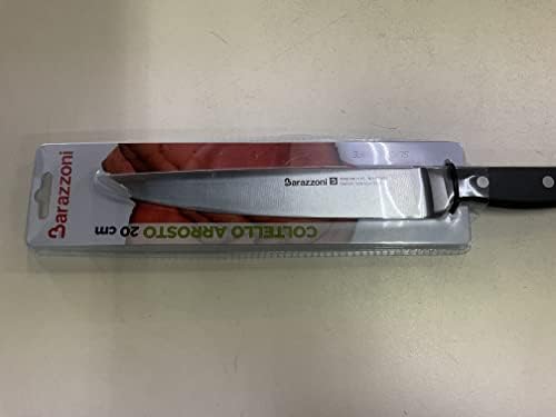Нож Barazzoni COLTELLI 802170010 Santoku, Черен, 1,3 x 1,4 x 0,7 инча (33 x 3,5 x 1,8 mm)