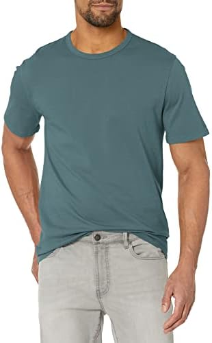 Тениска Винс Men ' s Clothing Боядисват с Кръгло деколте и Къс ръкав