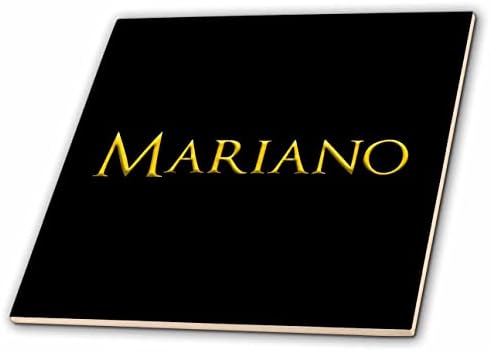 3дРоуз Мариано - популярното име за новородени момчета в Америка. Жълти на черни плитках - амулетах (ct_354452_1)