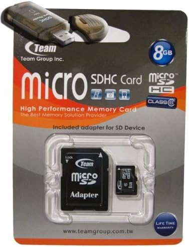 Карта памет microSDHC Turbo клас 6 обем 8 GB. High Speed за Blackberry 9550 Storm 2 е снабден с безплатни карти SD и USB. Доживотна