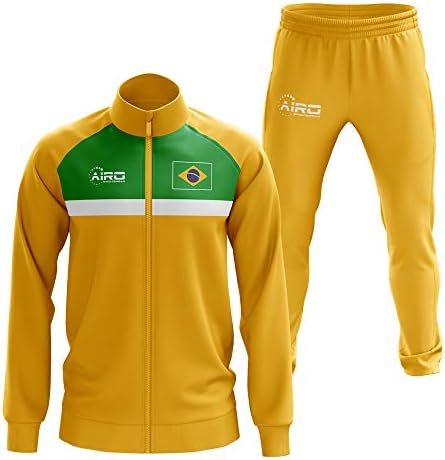 Спортен костюм Airosportswear Brazil Concept за футбол (жълт)