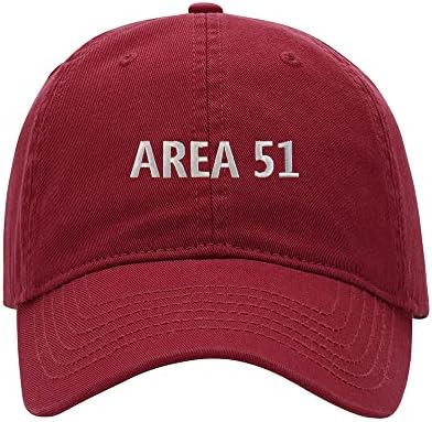 Бейзболна шапка Мъжка Area 51 Alien ET Бродирани Промытая Памучен Папина Шапка Шапки