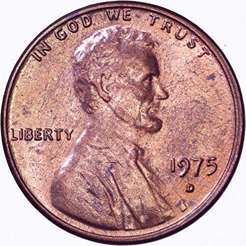 1975 D Паметник Цент Линкълн 1C ЗА Необращенном