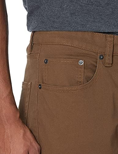 Мъжки прилепнали панталони от еластична кепър лента през Essentials с 5 джоба