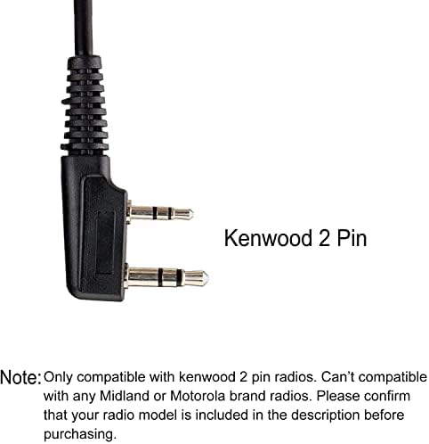 Носи етикет за услугата слушалки за радиостанции Retevis с шумопотискане, 2-контактен микрофон, съвместими с Retevis RT22