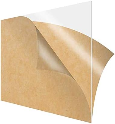 Акрилен лист Zerobegin, Листа от Прозрачен Плексиглас, със Защитно хартия, за да покажат с ръцете си, плавателни съдове,