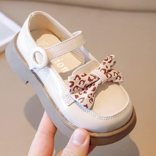 Модерен Пролетно-лятна Детска Ежедневни Обувки; Кожа Обувки За момичета В дебела подметка с неплъзгащи се деформира;
