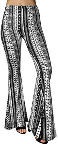 Удобни Ластични панталони-клеш в стил Бохо 70-те с висока Талия Daisy Del Sol са Подходящи за Расклешенных панталони