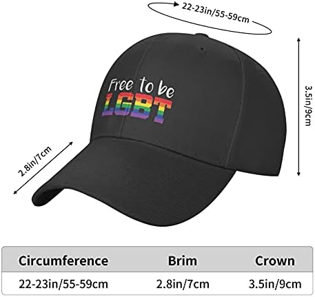 ЛГБТ Дъгова бейзболна шапка на Гей Гордост на Шофьора Шапка любовта е Любов Регулируема Открит Прическа в Стил
