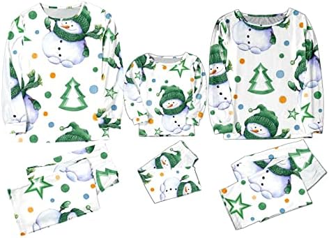 Семеен дрехи за почивка DIYAGO, за да е Подходяща за Коледа Риза с дълъг ръкав и Панталони, Пижами за сън, Празнична