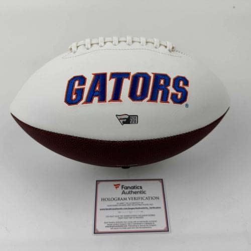 С автограф / с Подпис на Антъни Ричардсън Логото на Флорида Gators Football Fanatics COA - Футболни топки Колеж