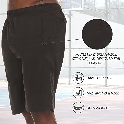 Спортни къси панталони за мъже - 4 Опаковки Мъжки спортни облекла, бързо съхнещи Баскетболни Шорти - Тренировка,