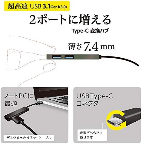 Хъб Nakabayashi Z8583 Digio2 USB Type-C, тип A, USB3.1 Gen 2 порт