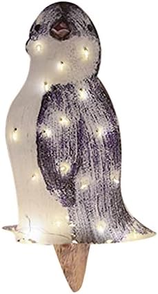 Коледа Интериор с осветление във формата на Пингвин, Сладък Коледен Брой, с Осветление под формата на Пингвин с 20 led Гирлянди,