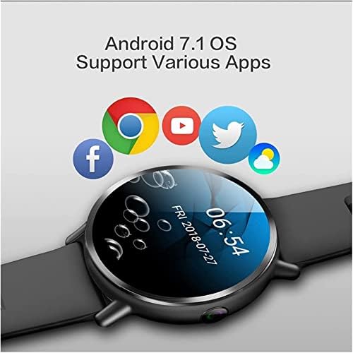 FUNNYBSG Смарт часовници 4G Android 7,1 8MP Камера GPS 900 mah Батерия Взаимозаменяеми Каишка 2,03 Инча 640 *590 Екран