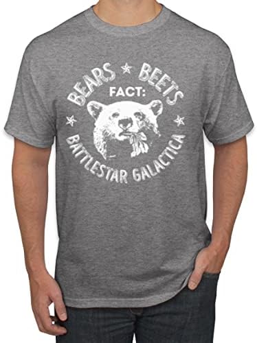 Офис Дивия Боби | Факт Мечки Цвекло Звезда Битка Цитат На Поп-Културата Мъжка Тениска