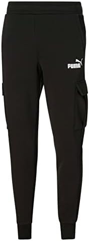 Ежедневни Спортни Панталони PUMA Мъжки Essentials с джобове - Черен