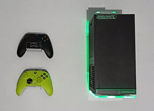 Монтиране на стена за Xbox СЕРИЯ S с комплект Многоцветного led осветление + 2 стойки за управление