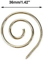 Risbay 10ШТ Сребърни Спирала Cable Игли за Ръчно изработени Плетачни Игли САМ Плетачни Игли