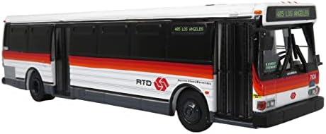 1980 Grumman 870 Advanced Design Transit Bus Southern California Rapid Transit District 485 Лос Анджелис 1/87 Монолитен