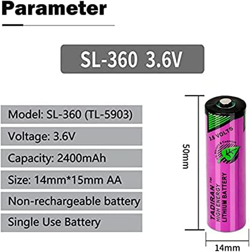 (20 бр) Батерия SL-360 TL-5903 с АД, с капацитет 2400 mah 3,6 за Сименс S7-400 6ES7971-0BA00 и за с въздух TL-5903