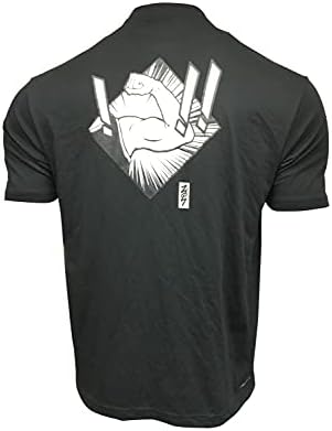 Мъжка тениска Nike от смес от памук и полиестер, риза Йордания Dri-Fit Zion DH0592, черно (голям размер)