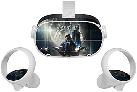Зловещ Убиец видео игра Oculus Quest 2 на Кожата VR 2 Кожи Слушалки и Контролери Стикер, Защитен Стикер Аксесоари