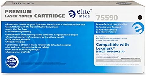 Рециклирана тонер касета Elite Image - алтернатива за решения на Lexmark (E460X11A)