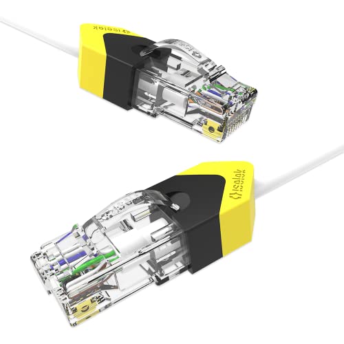 Мрежа Ethernet кабел iSelek Котка.6 UTP, Тънък версия неекранирана мрежов пач кабел, Блокирани интернет кабела от голия