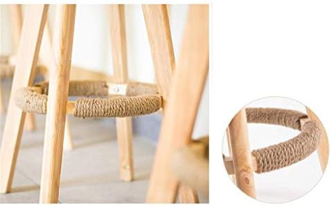 Креативна Лесна и Проста Атмосфера на Ретро Предни стол с Дървена Облегалка Творчески Въртящ се Стол с педала За